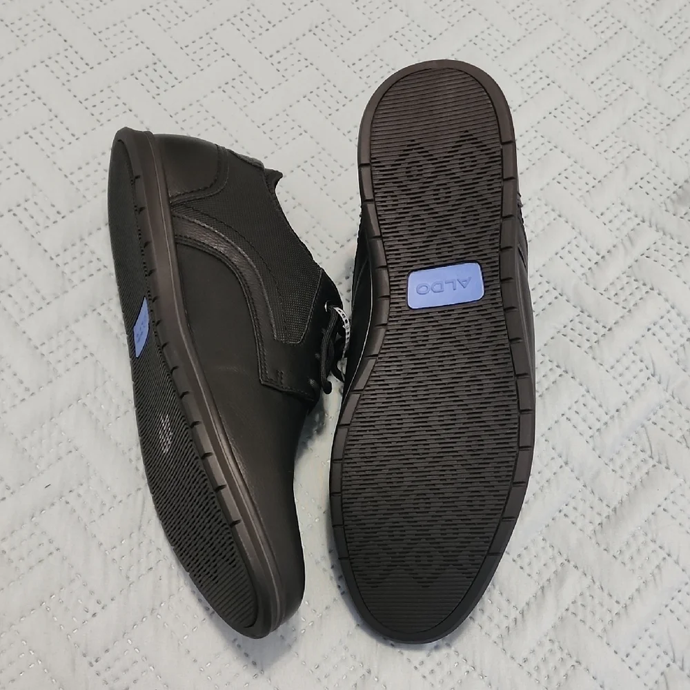 Aldo Men's Sleek Black Derbys